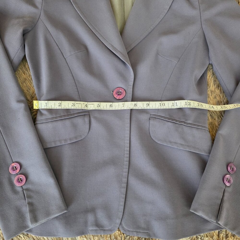 Bebe gray Suit Set with Pants 2 and Jacket 4 - Picture 6 of 9